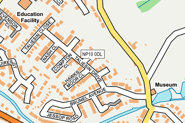 NP10 0DL map - OS OpenMap – Local (Ordnance Survey)