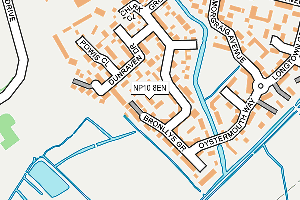 NP10 8EN map - OS OpenMap – Local (Ordnance Survey)