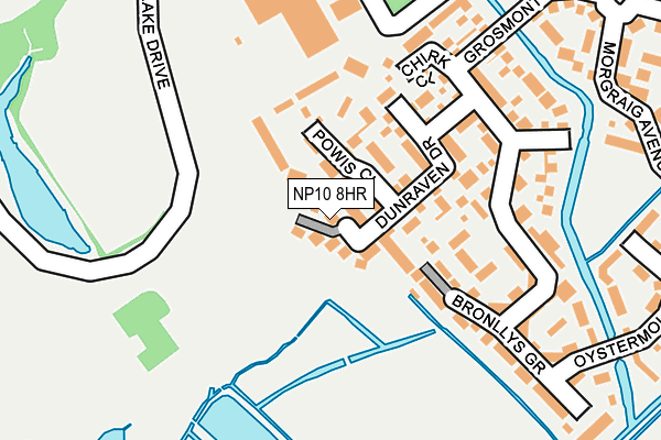 NP10 8HR map - OS OpenMap – Local (Ordnance Survey)