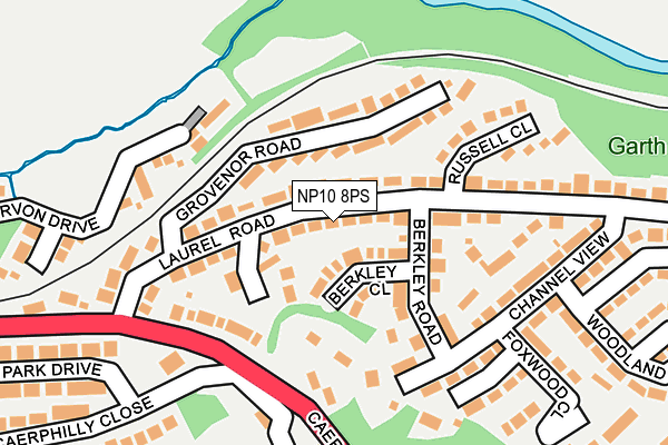 NP10 8PS map - OS OpenMap – Local (Ordnance Survey)