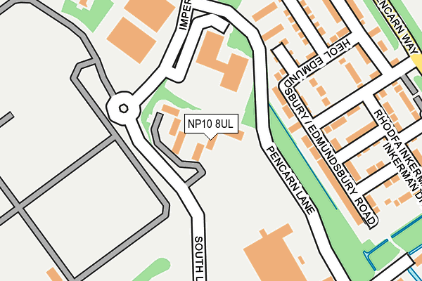 NP10 8UL map - OS OpenMap – Local (Ordnance Survey)