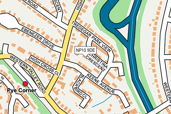 NP10 9DE map - OS OpenMap – Local (Ordnance Survey)