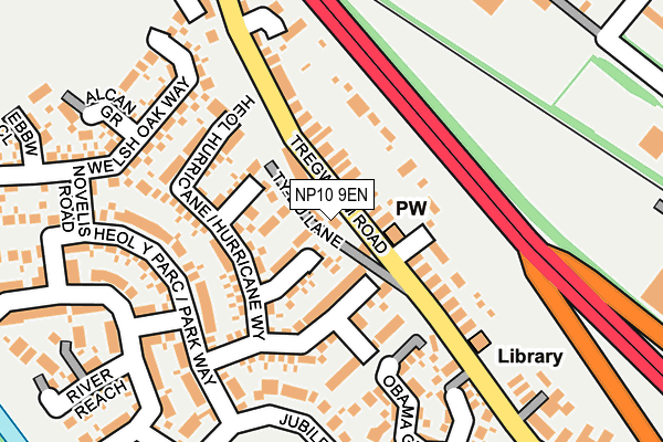 NP10 9EN map - OS OpenMap – Local (Ordnance Survey)