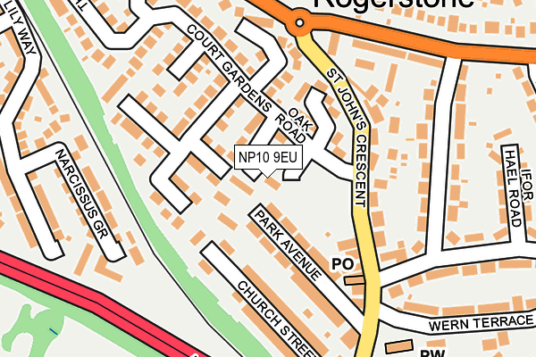 NP10 9EU map - OS OpenMap – Local (Ordnance Survey)