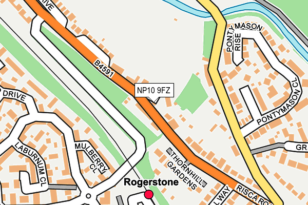NP10 9FZ map - OS OpenMap – Local (Ordnance Survey)