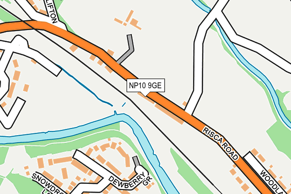 NP10 9GE map - OS OpenMap – Local (Ordnance Survey)
