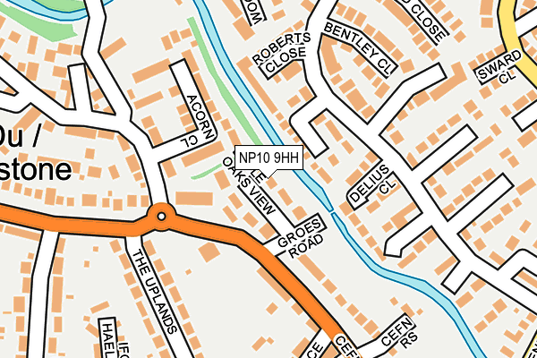 NP10 9HH map - OS OpenMap – Local (Ordnance Survey)