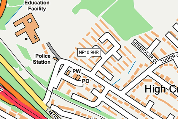 NP10 9HR map - OS OpenMap – Local (Ordnance Survey)