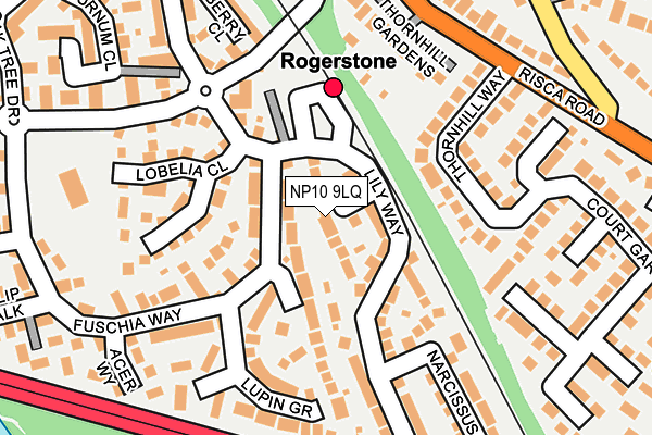 NP10 9LQ map - OS OpenMap – Local (Ordnance Survey)