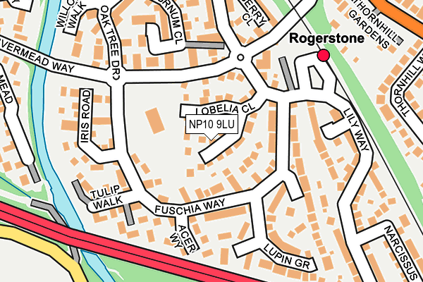 NP10 9LU map - OS OpenMap – Local (Ordnance Survey)