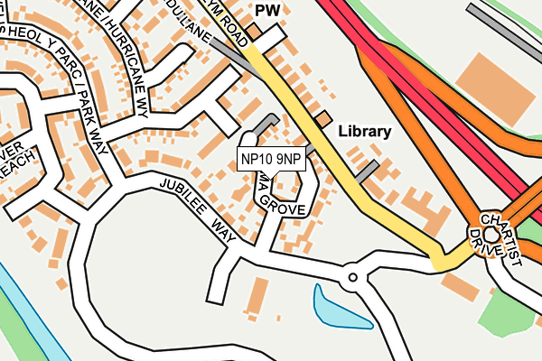 NP10 9NP map - OS OpenMap – Local (Ordnance Survey)