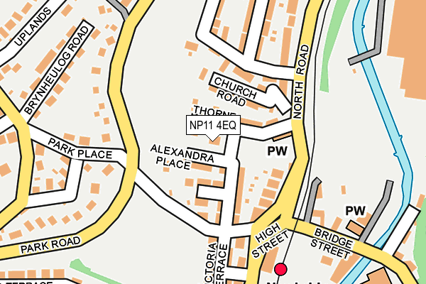 NP11 4EQ map - OS OpenMap – Local (Ordnance Survey)