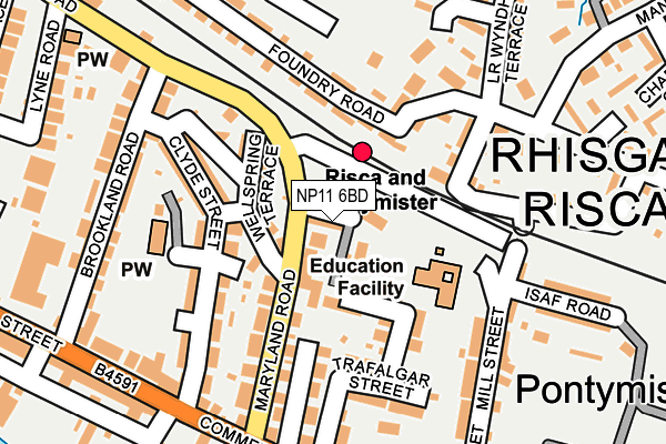 Map of RAINBOW RAGS LTD at local scale