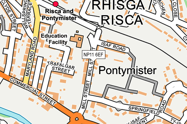 Map of PREPOSTROUSFLIMSY LTD at local scale