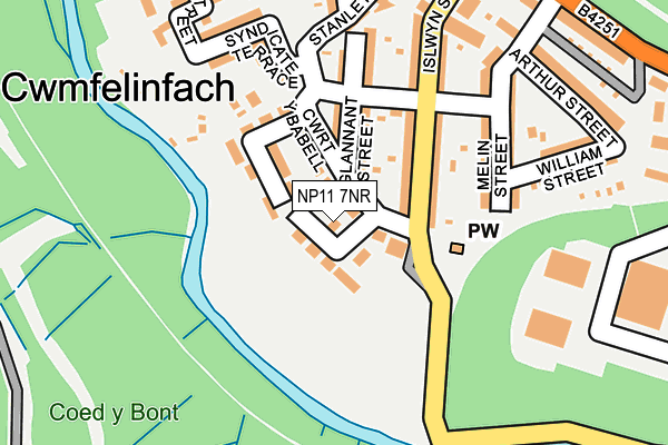 NP11 7NR map - OS OpenMap – Local (Ordnance Survey)
