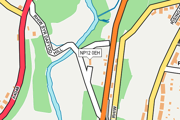 NP12 0EH map - OS OpenMap – Local (Ordnance Survey)