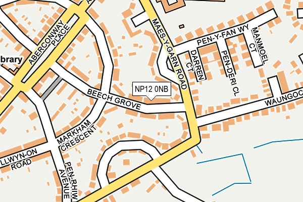 NP12 0NB map - OS OpenMap – Local (Ordnance Survey)