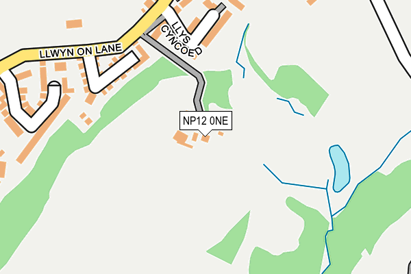 NP12 0NE map - OS OpenMap – Local (Ordnance Survey)