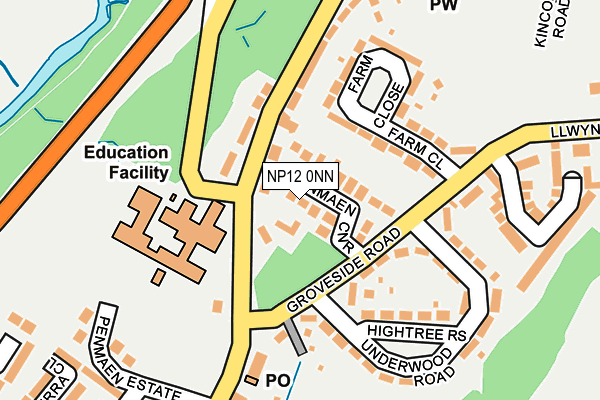 NP12 0NN map - OS OpenMap – Local (Ordnance Survey)