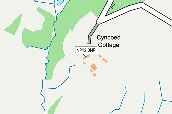 NP12 0NP map - OS OpenMap – Local (Ordnance Survey)