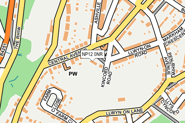 NP12 0NR map - OS OpenMap – Local (Ordnance Survey)