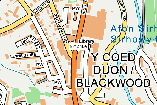 Map of BLACKWOOD SPICE LTD at local scale