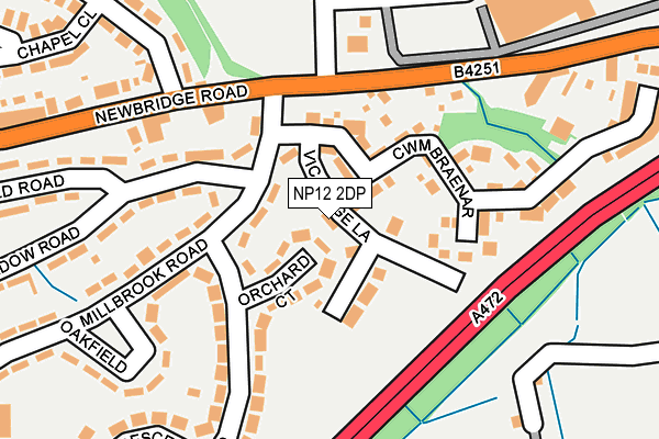 NP12 2DP map - OS OpenMap – Local (Ordnance Survey)