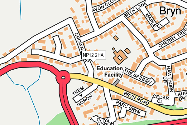 Map of TY CWTCH LIMITED at local scale