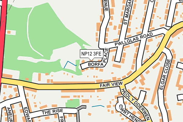 NP12 3FE map - OS OpenMap – Local (Ordnance Survey)
