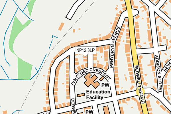 NP12 3LP map - OS OpenMap – Local (Ordnance Survey)