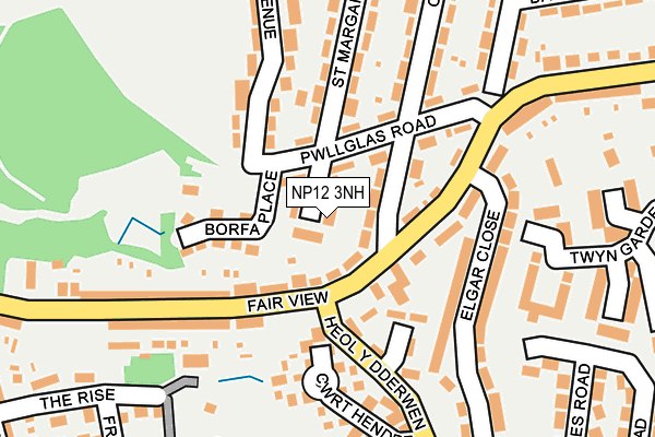 NP12 3NH map - OS OpenMap – Local (Ordnance Survey)