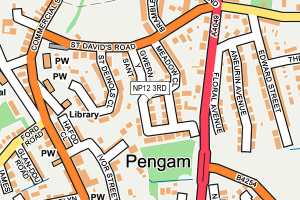 NP12 3RD map - OS OpenMap – Local (Ordnance Survey)