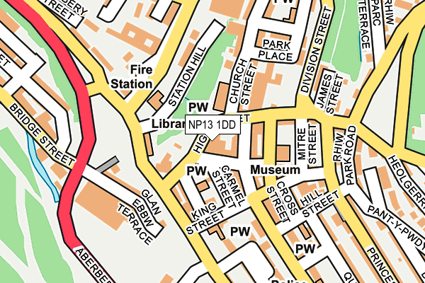 NP13 1DD map - OS OpenMap – Local (Ordnance Survey)