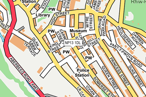 Map of TDYC PUBS LIMITED at local scale