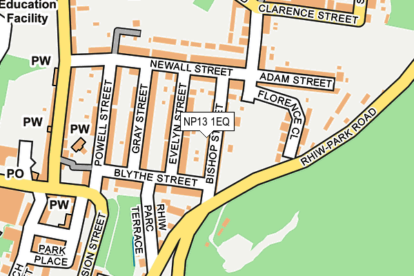 NP13 1EQ map - OS OpenMap – Local (Ordnance Survey)