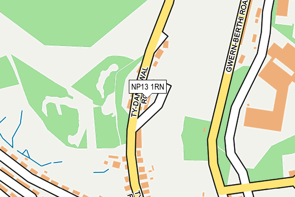 NP13 1RN map - OS OpenMap – Local (Ordnance Survey)