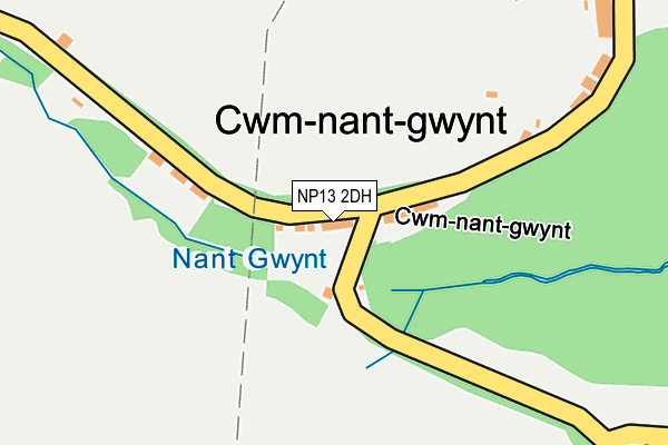 NP13 2DH map - OS OpenMap – Local (Ordnance Survey)