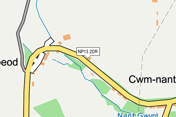 NP13 2DR map - OS OpenMap – Local (Ordnance Survey)