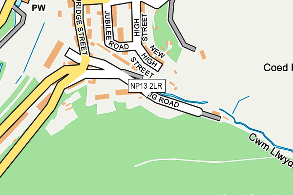 NP13 2LR map - OS OpenMap – Local (Ordnance Survey)