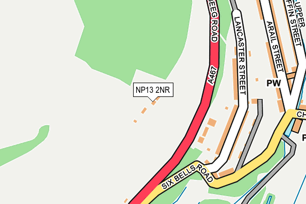 NP13 2NR map - OS OpenMap – Local (Ordnance Survey)