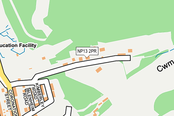 NP13 2PR map - OS OpenMap – Local (Ordnance Survey)