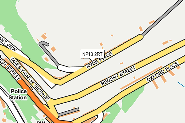 NP13 2RT map - OS OpenMap – Local (Ordnance Survey)