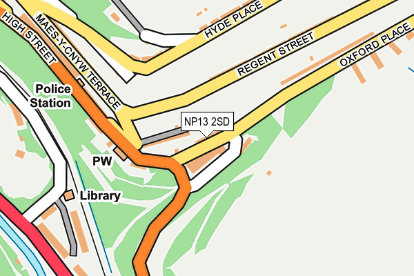 NP13 2SD map - OS OpenMap – Local (Ordnance Survey)