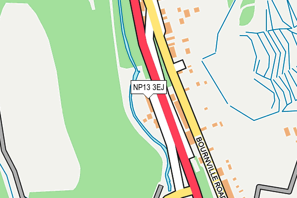 NP13 3EJ map - OS OpenMap – Local (Ordnance Survey)