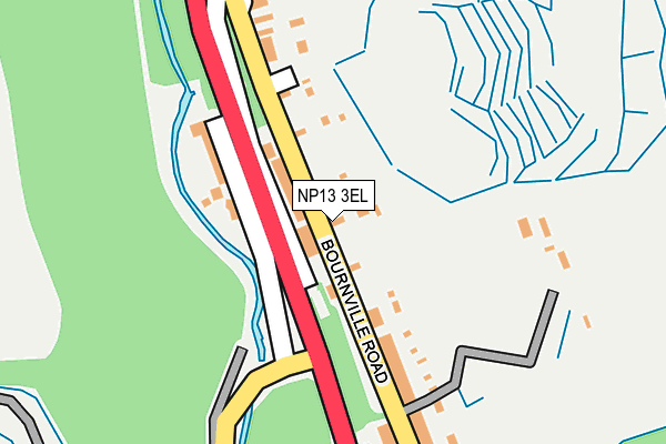 NP13 3EL map - OS OpenMap – Local (Ordnance Survey)