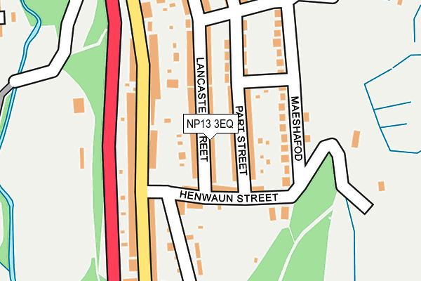 NP13 3EQ map - OS OpenMap – Local (Ordnance Survey)