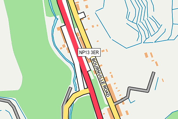 NP13 3ER map - OS OpenMap – Local (Ordnance Survey)