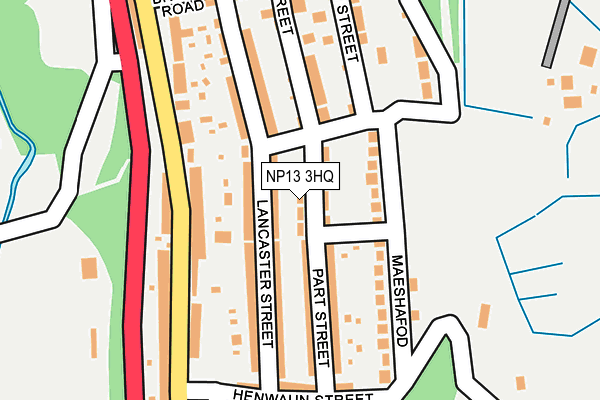 NP13 3HQ map - OS OpenMap – Local (Ordnance Survey)