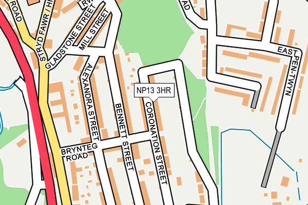 NP13 3HR map - OS OpenMap – Local (Ordnance Survey)