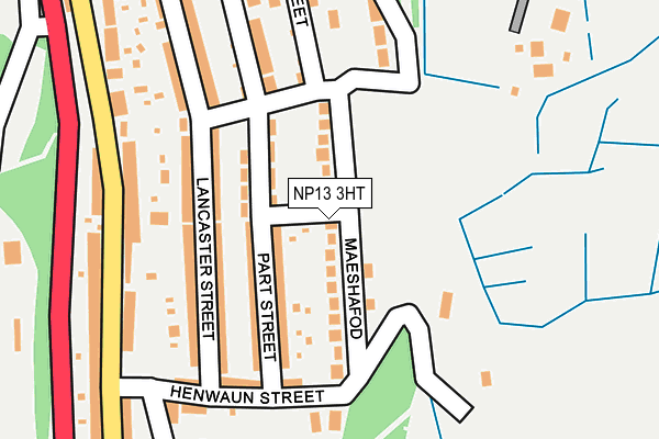NP13 3HT map - OS OpenMap – Local (Ordnance Survey)